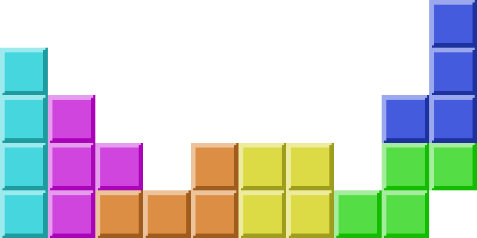 Tetris blocks